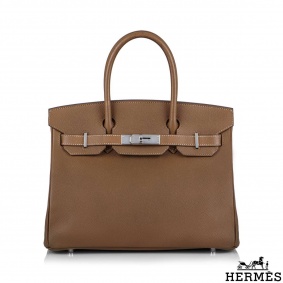 Herms Birkin 30 Tan Epsom PHW